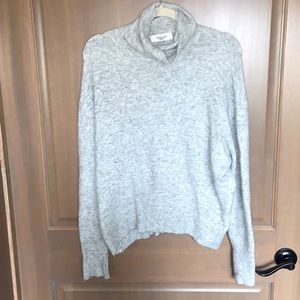 Carly Jean Los Angeles Grey Turtleneck Sweater Size S